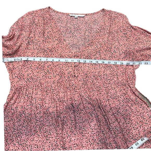 The Nines by HATCH™ Long Sleeve Maternity Dress in Clay Pink Floral Size M - Picture 15 of 15